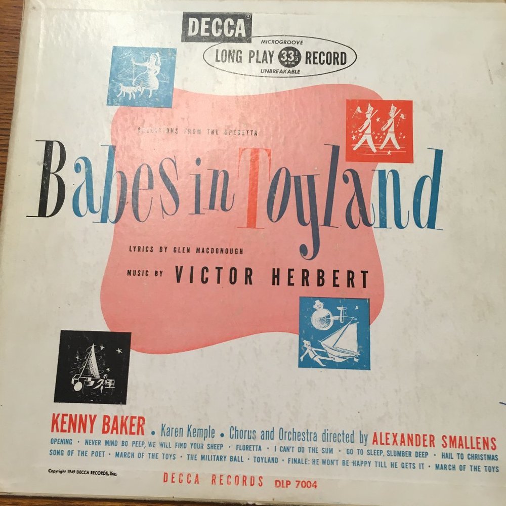 Vintage Decca Record Babes in Toyland